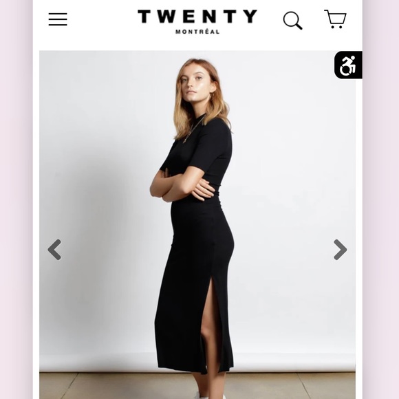 Twenty Montreal Mackay Rib Maxi Dress NWOT - Picture 6 of 10